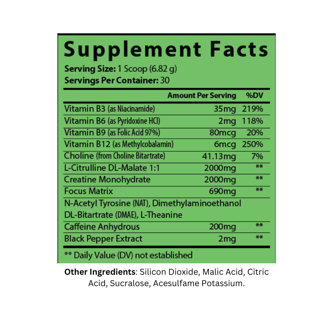 Pre Workout Supplement
