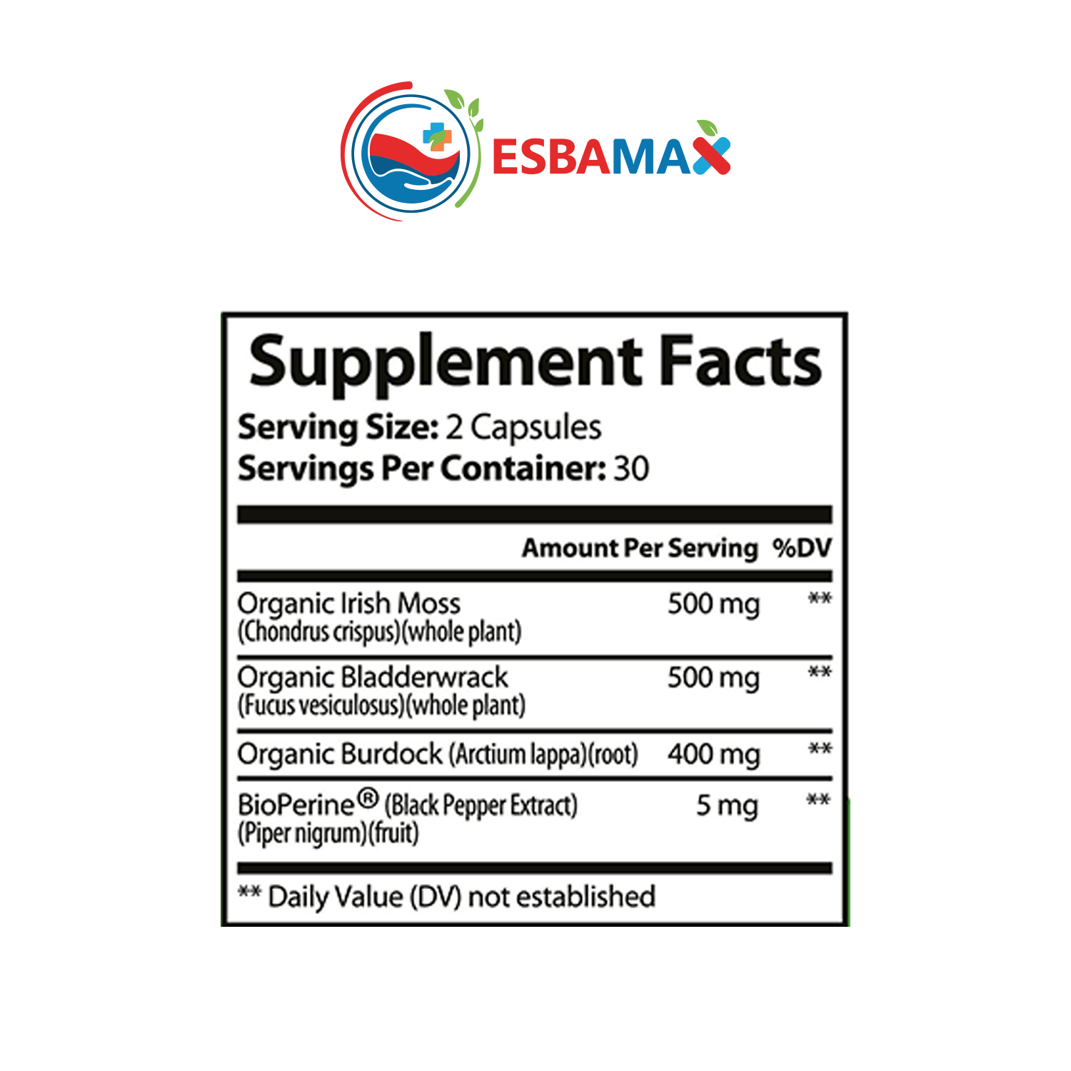 Irish Sea Moss Capsules