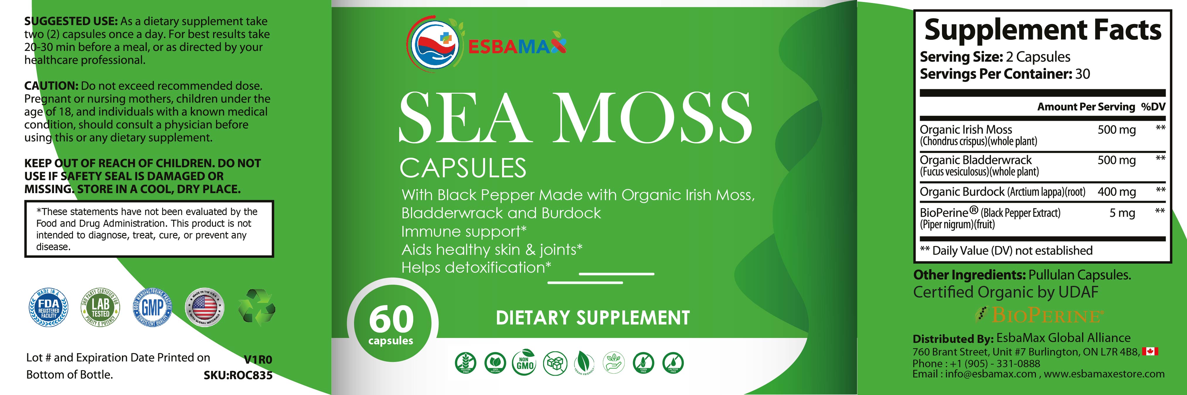 Irish Sea Moss Capsules